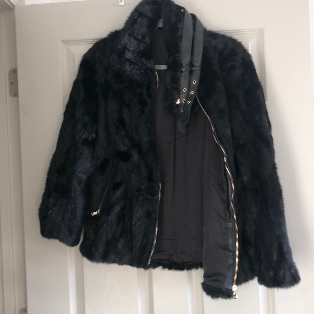 Zara faux fur jacket